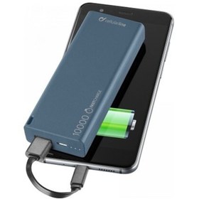 Resim Cellular Line FreePower Slim 10000 mAh Powerbank Mavi 