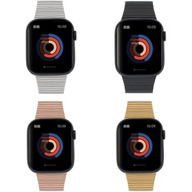 Resim Pazly İos Uyumlu Ocean Metal 49mm Saat Kayışı, Değiştirme Takı Saat Takı El Yazısı 