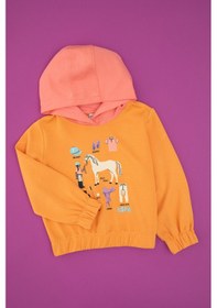 Resim U.s. Polo Assn. Kız Çocuk Sweatshirt 50317906-vr244 Mango 