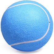 Resim Jeehugo Mavi 8 İnç 20.3 Cm Felt Ve Kauçuk Tenis Topu - 180 Gr Ağırlık Spor Topu 