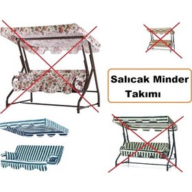 Resim Salıncak Minderi Set Yastık Tente Kolluk Sünger 