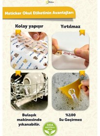 Resim Okul Etiketi Kalem Defter İsimli Etiket Isim Yazılabilen Bursaspor - 190 Adet Özel Yeni Tasarım 