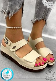 Resim neon shoes Arini Günlük Çift Cırt Cırtlı Anatomik Ortopedik Taban Kadın Outdoor Yürüyüş Sandalet 
