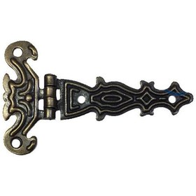 Resim Skygo Dekoratif, Sac Tek Kuyruklu Menteşe - 40x68 mm, Küçük, Antik, 1 Adet 