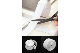Resim Sihirlicin Beyaz Su Sızdırmaz Lavabo Kenar Bandı 38MMX3.2 M 