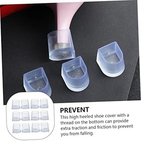 Resim HAPINARY Yüksek Topuklu Olmayan 12 Adet Dans Ayakkabısı Topuğu Kaymaz Yüksek Topuklu Kılıflar 