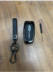Resim Chery Tiggo 7/8 Anahtarlık Siyah Çelik Korumalı 