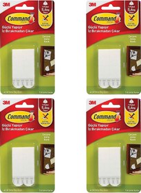 Resim 3m 17201 Command Orta Boy Cırt Bant 4 Paket 