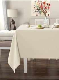 Resim Grisi Masa Örtüsü Kadife Dokulu Leke Tutmaz Pastel Gri 