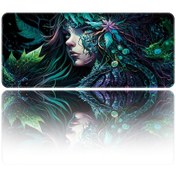 Resim Mouse Pad Büyük Boy Gaming Oyuncu Xl 70x30 Cm FOREST-GIRL 