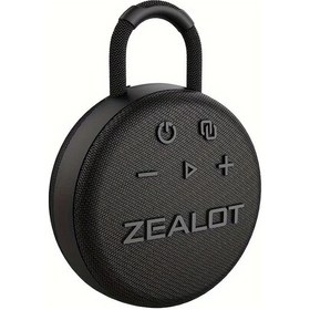 Resim Willowhaven Zealot S77 Mini Kablosuz Hoparlör Siyah 8 Saat Çalma 1800mah Çift Bağlantı 