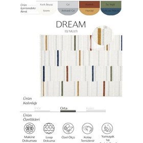 Resim Cool Halı Dream 152 Multi Salon Halısı Kesme Halı Yolluk Koridor Halısı Dokuma Mutfak Halısı Çocuk Odası Halısı 