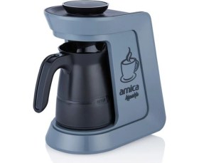 Resim Köpüklü ve Şık Gri Kahve Makinesi, Pratik Kullanım ve Kaliteli Performans 