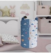 Resim Mekta Home Bebek Ve Çocuk Odası Yollu Ve Seksek Desenli Oyuncak Sepeti Renkli Çok Renkli 