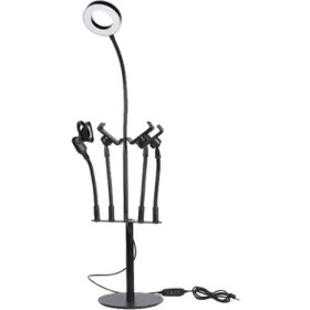 Resim E2M Ytb-05 5in1 Metal Işıklı Stand Siyah 