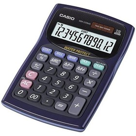 Resim Casio WM-220MS-BU Su Ve Toza Dayanıklı 12 Haneli Masaüstü Hesap Makinesi 
