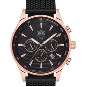 Resim Tı-2115msrs Safir Camlı Tıger Çelik Erkek Saati Rose Gold 