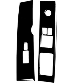 Resim Nissan 350z 2003-2005 İçin 2 Adet Araba Cam Kaldırma Dekoratif Etiket, Sağ Sürücü 1 Adet 