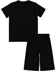 Resim Civil Boys Future Baskılı 10-13 Yaş Pijama Takımı - Siyah - Siyah / 12-13 Yaş 
