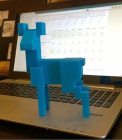 Resim Opencart Geyik Heykeli Sadece Plastik Aparattır 