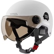 Resim Globalpurchase Elektrikli Araç Motosiklet Kaskı Erkek Ve Kadın Yazlık Güneş Korumalı Yarım Kask - Beyaz Beyaz 