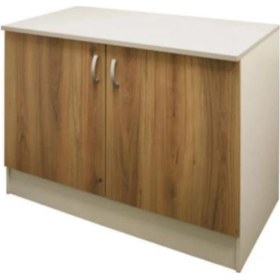 Resim Asil Mutfak Alt Modül - Dolap 100 Cm Meşe Tezgah Dahil Meşe 