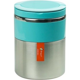 Resim Png-1302 Vakumlu Iki Katlı Yemek Termosu Mavi 