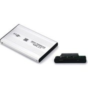 Resim 2.5 USB Sata HDD SSD Harddisk Kutusu Aliminyum Gövde Harici HDD Kutu - Gri 