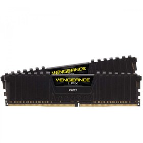 Resim Corsair CMK16GX4M2Z4000C16 16GB (2X8GB) DDR4 4000Mhz CL16 Vengeance Black Bellek Ram 