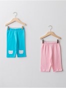 Resim LC Waikiki Beli Lastikli Kız Bebek Pijama Alt 2'li 