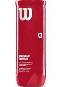 Resim Wilson Tenis Topu Padel X3 Ball Wr8900801001 