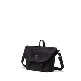 Resim Herschel Cove Küçük Boy | Su İtici Kumaş Postacı Çantası, 7.5 L - Siyah Tonal / OS 