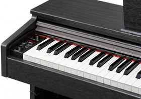 Resim Kurzweil M90-SR Dijital Piyano - Gülağacı (Orta Seviye - Konsol Tipi) | 88 Tuş Tam Ağırlıklı Çekiç Aksiyonu (Hammer Action), 64 Polifoni, Dahili 2-Kanal Kayıt Sistemi | Ölçüler: 1380 x 420 x 815 mm 