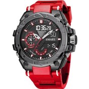 Resim Rogfer Smael 8060 Su Geçirmez Spor Alaşım Erkekler İzle Aydınlık Ekran Hd Ayna İzle Kırmızı Çok Renkli Çok Renkli 