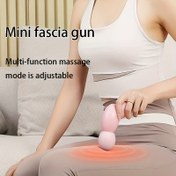 Resim Kompakt Mini Fascia Masaj Tabancası - Hafif, USB Şarj Edilebilir Kas Rahatlatıcı, Tüm Vücut İçin, Her Yerde Kolay Kullanım İçin Taşınabilir ve Elde Taşınabilir Tasarım, 1200mAh Lityum Pil, Plastik Malzeme, Ev, Ofis veya Seyahat İçin Mükemmel, Taşınabilir Masaj Cihazı | Kompakt Tasarım | Dayanıklı Plastik 