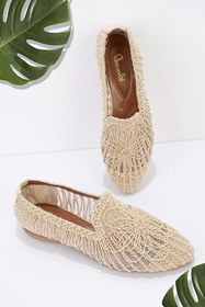 Resim Bambi Bej Kadin Espadril K01509005016 