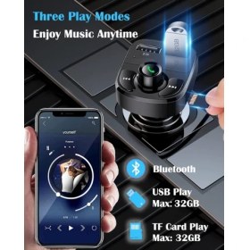 Resim Hereveoyuncak Qc 3.1A USB &amp; Pd /tf Fmm Transmitter 