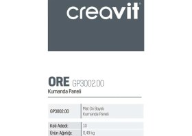 Resim Creavit Ore Gömme Rezervuar Kumanda Paneli Mat GP3002 