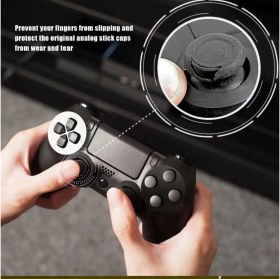 Resim CRK Tech Ps5 Ps4 Ps3 Xbox One S x Ns 4 Çift Analog Koruyucu Kırmızı Gamepad Silikon Başlık 