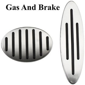 Resim Otomatik Footrest Gaz Fren Debriyaj Pedalı Kapak Araba Pedalları Bmw Mini Cooper İçin Jcw S R55 R56 R60 R61 F54 F55 F56 F60 At Without Rest 