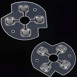 Resim Galepromot 2 Adet Şeffaf D-Pad Düğmesi Metal Dome İletken Film Sticker Xbox One Denetleyici Değiştirme, Xbox One Aksesuarları, Xbox One 