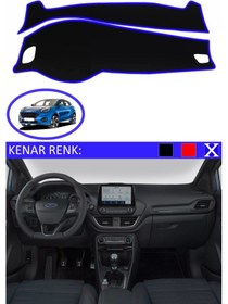 Resim Ford Pumatorpido Koruma Halısı Siyah Kenar Renk Mavi Ford Puma İle Uyumlu 
