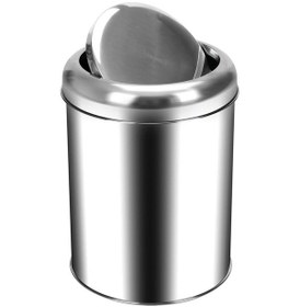 Resim Palex Krom Pratik Kapaklı Çöp Kovası 20 Litre 