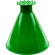 Resim Cdwishbest Yeşil Stil Araba Sihirli Pencere Camı Temizleme Aracı Kazıyıcı Açık Huni Ön Cam Ev Kar Sökücü Buz Çözücü Koni Buz Çözücü Koni Şekilli Buz (Yurt Dışından) 
