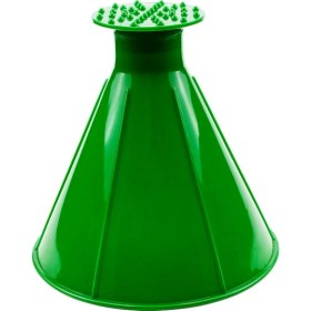 Resim Cdwishbest Yeşil Stil Araba Sihirli Pencere Camı Temizleme Aracı Kazıyıcı Açık Huni Ön Cam Ev Kar Sökücü Buz Çözücü Koni Buz Çözücü Koni Şekilli Buz (Yurt Dışından) 