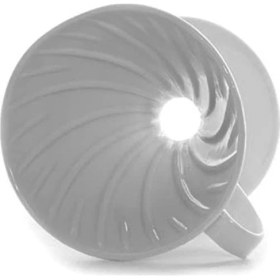 Resim Epinox V60 Drıpper Seramik Kahve Demleme Ekipmanı Beyaz 