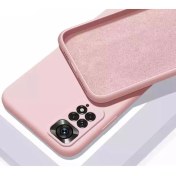 Resim M.TK Moveteck Xiaomi Redmi Note 11S Uyumlu Kılıf Kamera Lens Korumalı Içi Kadife Yumuşak Silikon Iz Bırakmaz 