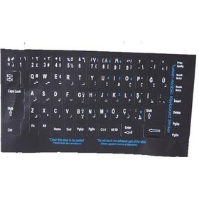 Resim Addison 300168 Arapça Q Black Klavye Sticker 