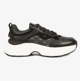 Resim Greyder 33950 Kadın Siyah Hakiki Deri Sneaker Ayakkabı 