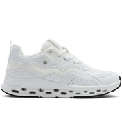 Resim Derimod Kadın Bej Bağcıklı Kalın Tabanlı Sneaker 25SFE495714 